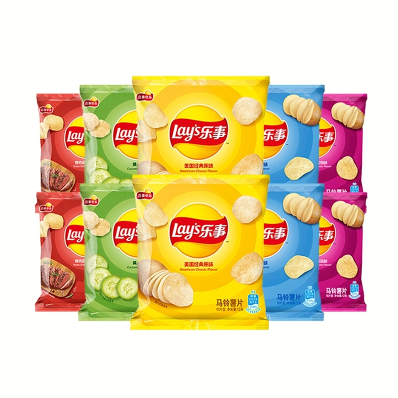 乐事薯片混口味12g*10包