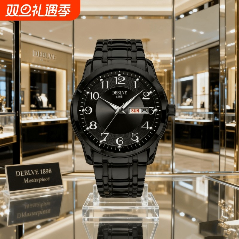 品牌正品手表男概念男士非机械表男款高级感学生运动男表潮腕表男