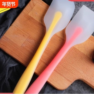 食品级耐高温工具搅拌铲子抹刀烘焙刮刀一体式软家用蛋糕奶油硅胶