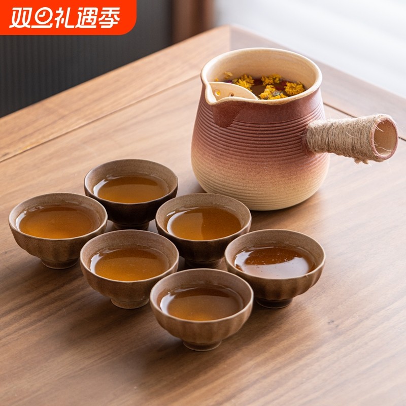 2025新款冬天围炉煮茶壶家用小电陶炉烧水单烤奶茶罐泡茶器具炭火