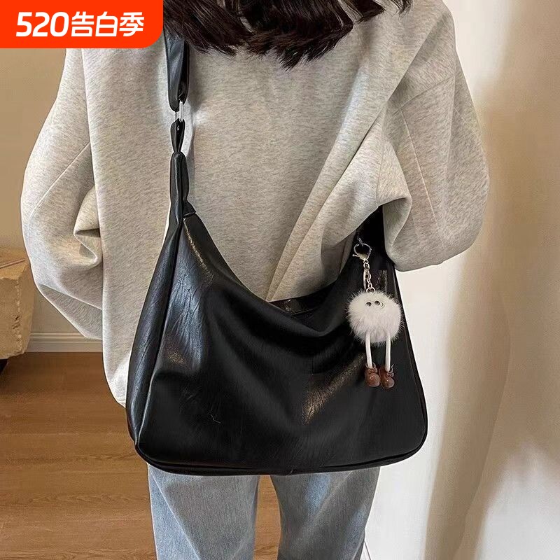 大容量包包女2026新款时尚百搭休闲单肩包学生通勤斜挎托特包实用