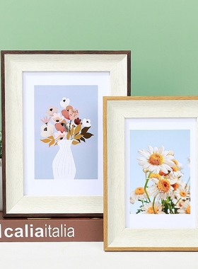 相框摆台空框6六寸7七8八10十A4情侣照片框挂墙12画框摆件高级感5