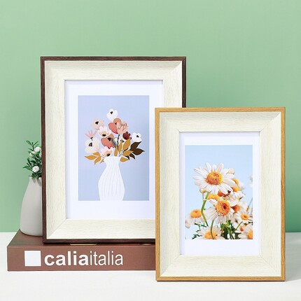 相框摆台空框6六寸7七8八10十A4情侣照片框挂墙12画框摆件高级感5