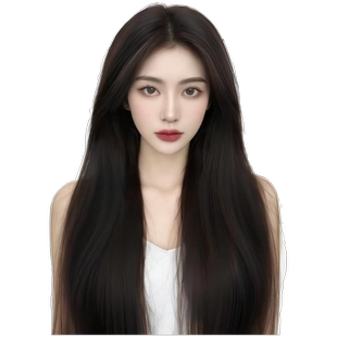 假发片女长发隐形无痕接发真发发片全真增发量蓬松贴片真人发丝