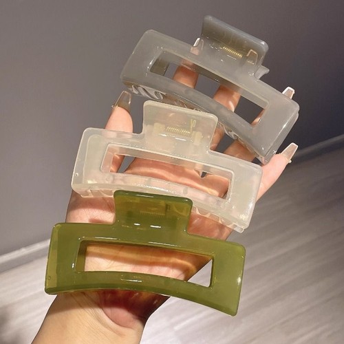 超大号发抓夹发夹女优雅气质夏季韩国后脑勺盘发鲨鱼夹子头饰发卡