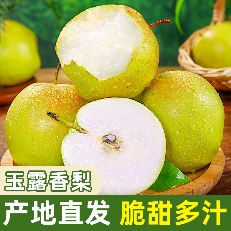 年货正宗山西玉露香梨薄皮脆甜当季孕妇新鲜现摘水果雨露香梨礼盒,水产肉类/新鲜蔬果/熟食,梨,淘宝优惠券,粉丝福利购,淘宝优惠卷