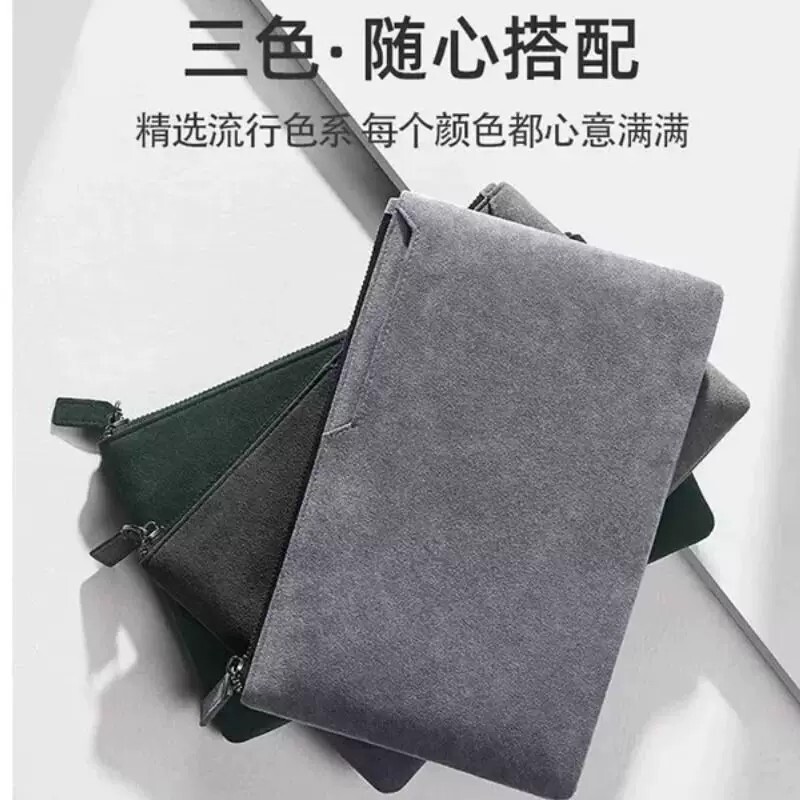 新款手包男士手机包手拿包商务信封包时尚手拎包休闲男款真皮质感