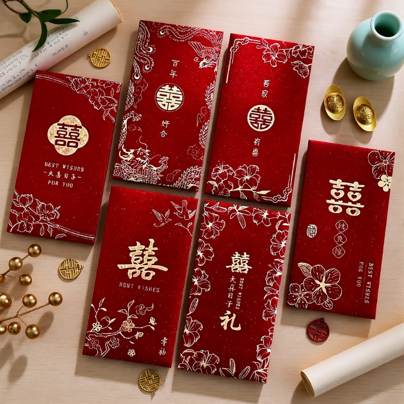 结婚红包专用新款闺蜜随份子喜字利是封婚礼高级改口订婚红包袋