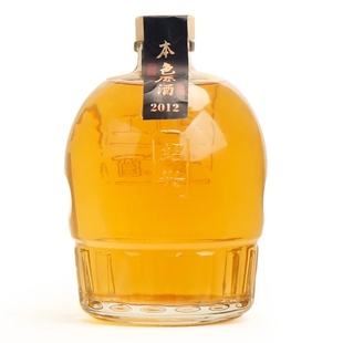 绍兴本色黄酒2012年冬酿原酒花雕酒无焦糖色糯米酒老酒752ml坛装