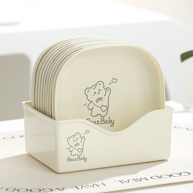 吐骨碟家用骨碟骨头碟放餐桌水果盘吐骨头盘小盘子垃圾盘食品级