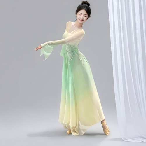 古典舞蹈纱质练功服|千人加购