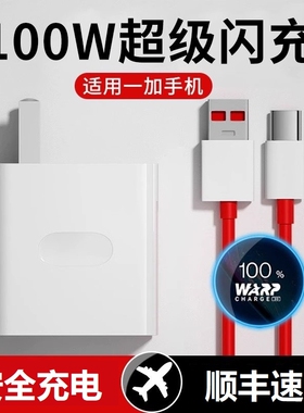 适用一加100原装充电器超级闪充充电头Oneplus一加11/12套装Ace2/Ace3手机supervooc快充10A真我GT5Pro正品