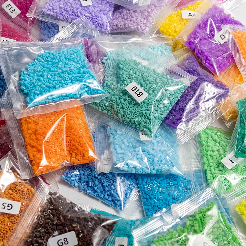 融合拼豆补充包coco同款兼容mard全套立体拼豆豆2.6mm小豆补充装