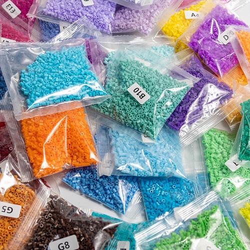 融合拼豆补充包coco同款兼容mard全套立体拼豆豆2.6mm小豆补充装