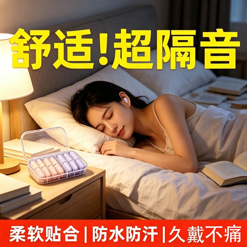 防吵打呼噜睡觉专用耳塞睡眠隔音耳朵降低噪音宿舍防吵专业降噪