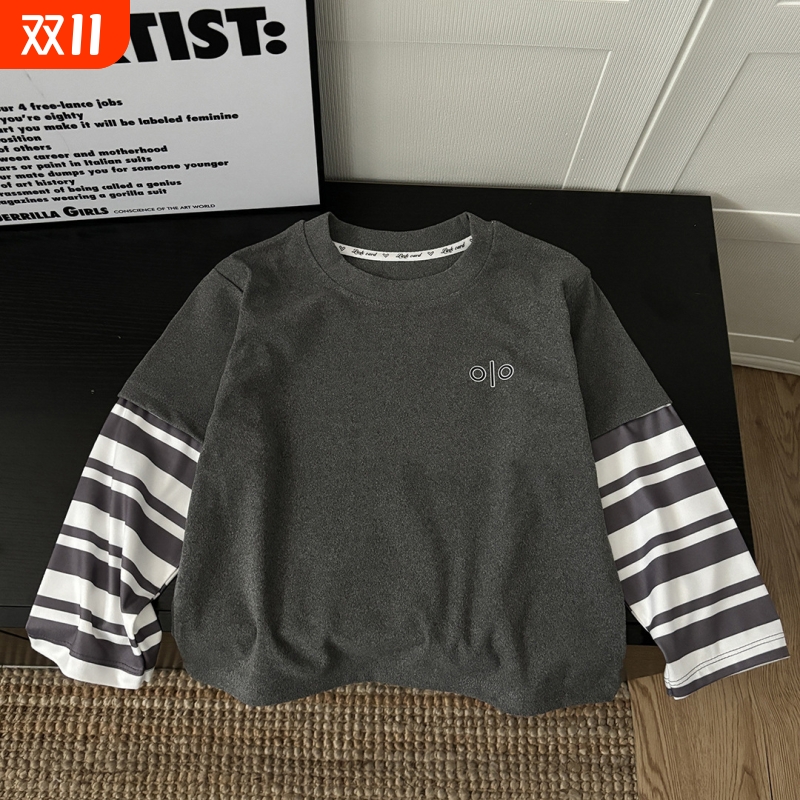 新款儿童打单衫长袖T恤