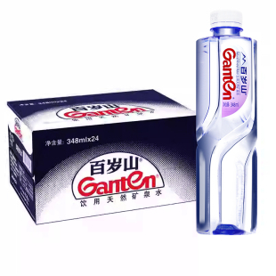 百岁山天然矿泉水348ml*24小瓶整箱批家用会议饮用饮料瓶装补水