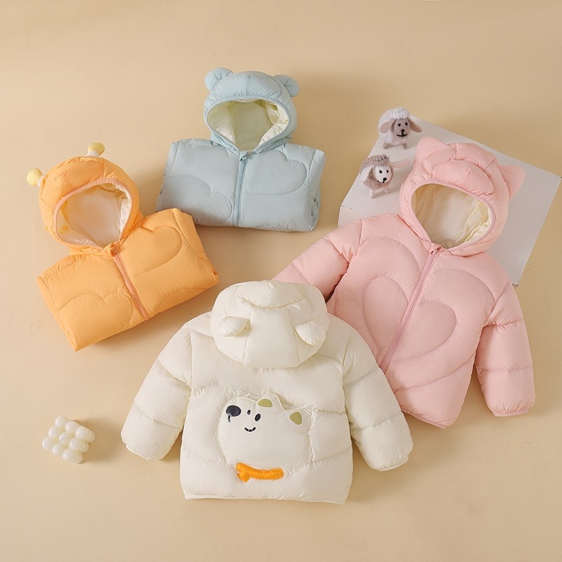 贝肽斯款儿童羽绒服男童女童轻薄外套宝宝上衣2025秋冬新款童装潮