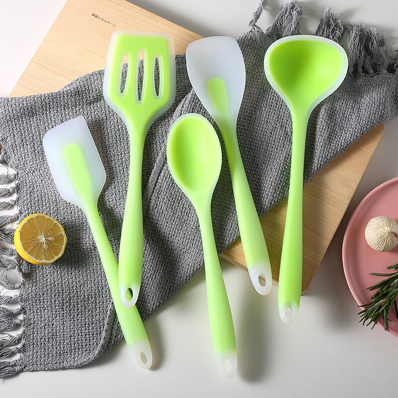 硅胶锅铲不粘锅专用铲食品级耐高温汤勺勺子家用炒菜铲子厨具套装