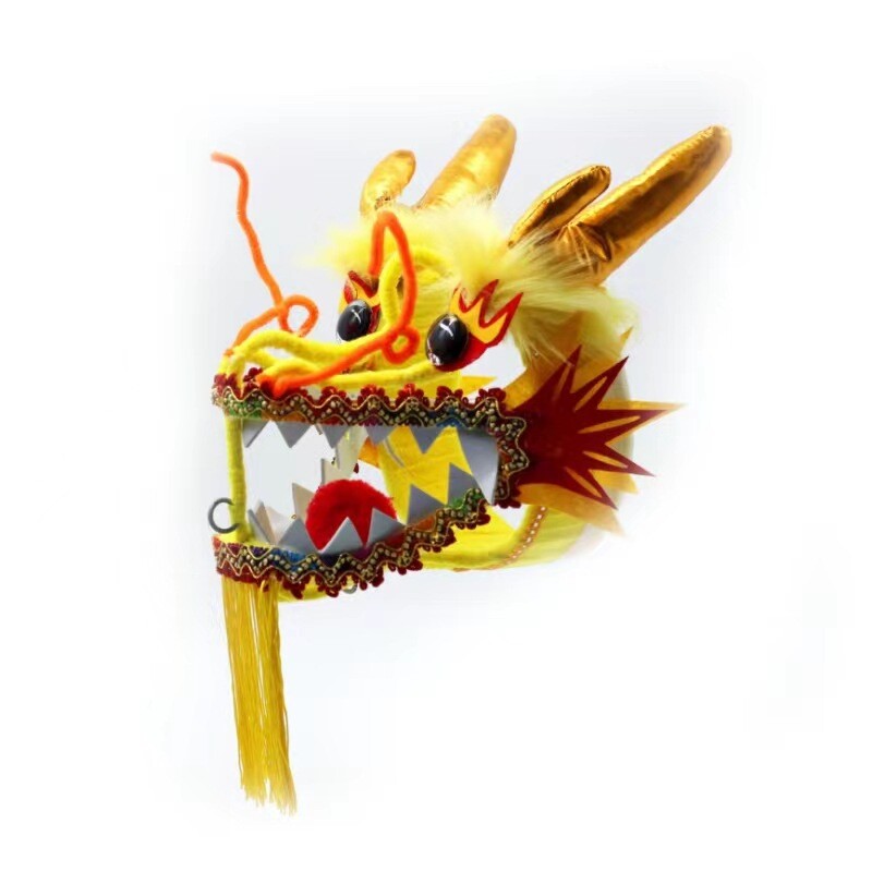 镂空钢架龙头甩龙头运动健身龙头舞龙手工制作国潮非遗演出道具