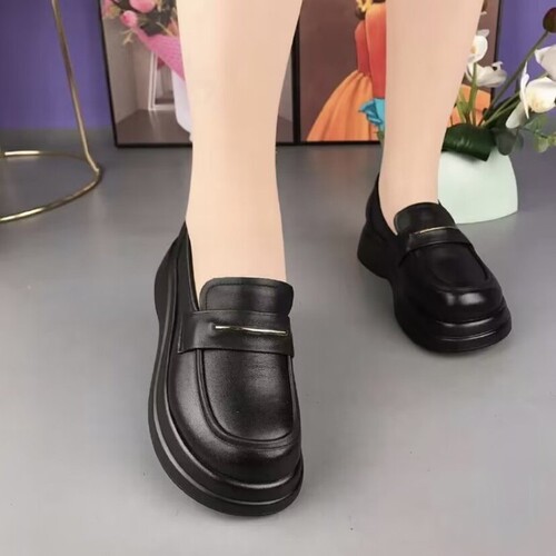 意尔康心选复古法式乐福鞋女2026秋新款软底包头英伦jk风软底一脚
