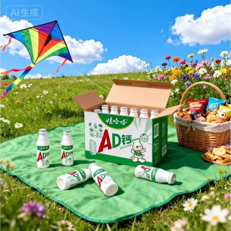 娃哈哈AD钙奶营养早餐新鲜日期