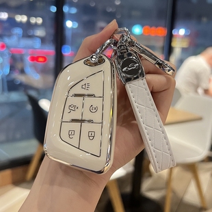 凯迪拉克XT5钥匙套CT5车包XT4保护GT4扣外壳IQ锐歌CT6简约CT4挂件