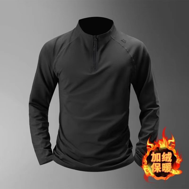 长袖t恤篮球训练健身衣服修身