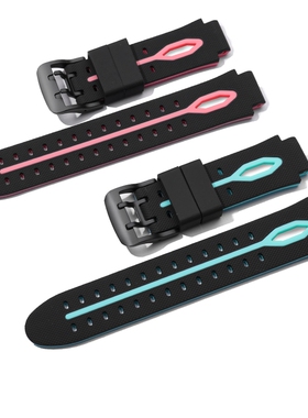 适用于小天才电话手表表带D2/Q1A儿童智能配件学生男女防水卡通硅胶手表带通用三四五六七保护高颜值蝴蝶手腕