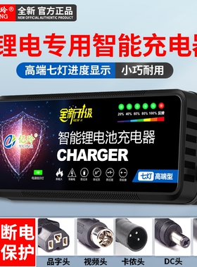 锂电池充电器48V专用24V36V2A电动车锂离子60V伏72V3A智能原装12V