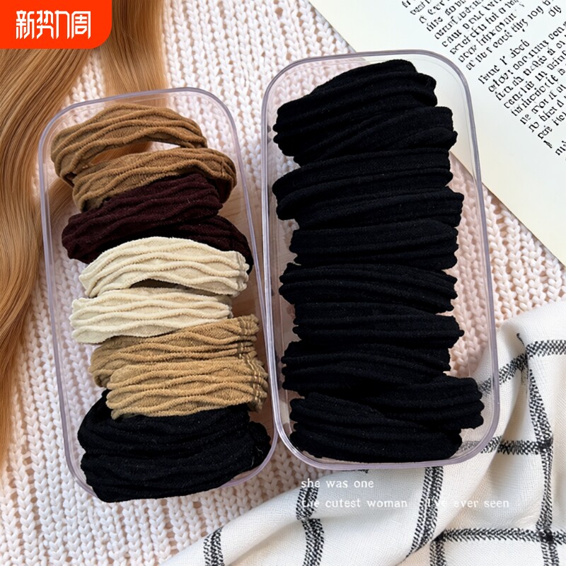 高马尾发绳头绳发圈高弹力耐用橡皮筋女扎头2024新款高端春夏头饰