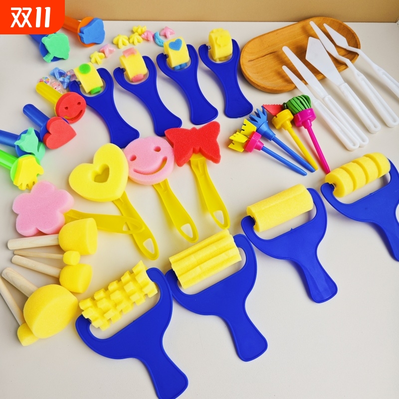 儿童创意海绵印章|超5000次加购