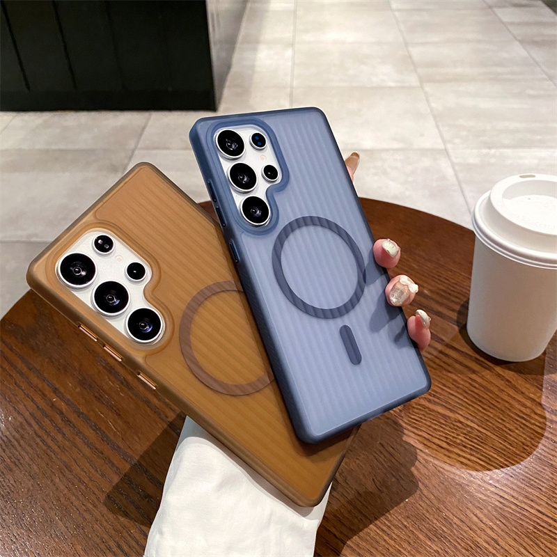 适用三星手机壳磁吸充电保护套