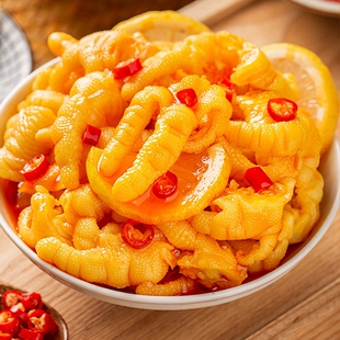 香菇来了 1罐柠檬酸解馋零食 富贵疆酸辣无骨鸡爪1000g