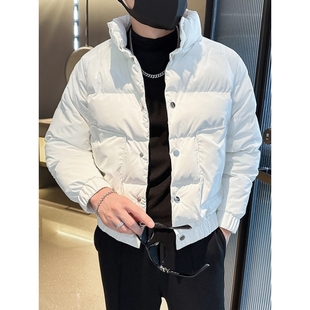 羽绒棉服加厚痞帅 冬季 户外高级感棉衣男短款 立领潮牌上衣2025新款
