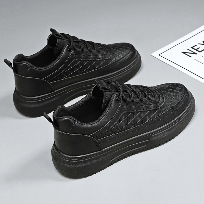 品牌断码新款春季男鞋透气小白鞋子男款韩版潮流百搭厚底运动休闲