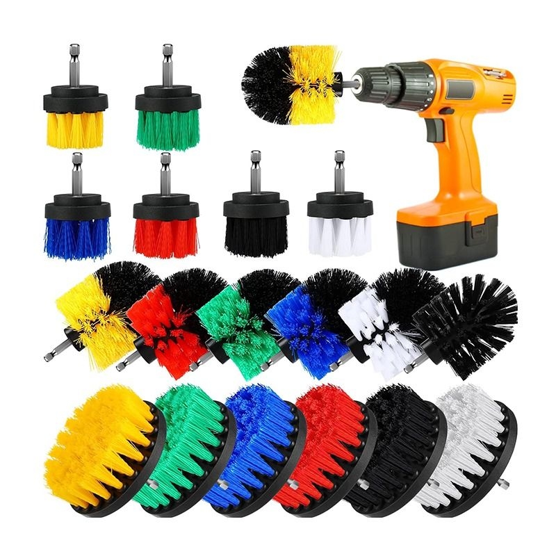 电动清洁刷家用多功能厨房卫生间马桶抛光打磨清洗刷通用电钻刷头