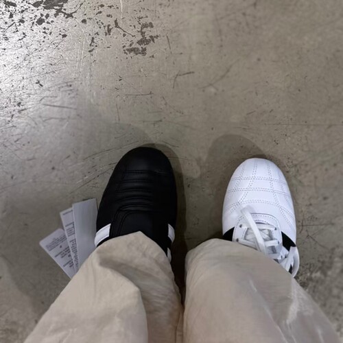 经典adizer0跆拳道德训鞋jeenie同款低帮一脚蹬运动板鞋男女新款