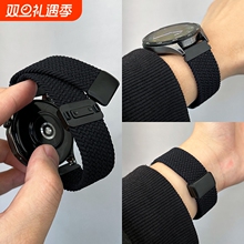 编织表带适用华为GT5/4手表GT3尼龙弹力watch4/watch3Pro/new磁吸搭扣GT2watchgt尼龙22mm荣耀magic新款buds