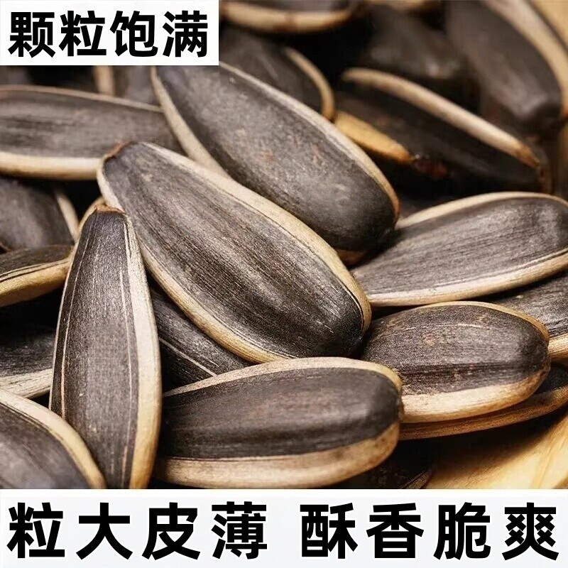 新货原味瓜子大颗粒内蒙古炒熟葵瓜子五香年货坚果零食葵花籽美味