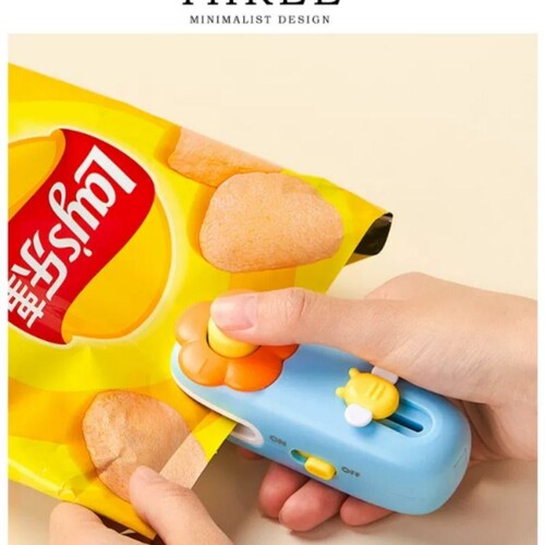 Tlife·Jiduo·封口机手压式磁吸零食塑料袋封开两用密封机| 集朵