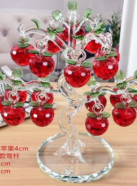 招发财水晶玻璃工艺品摆
