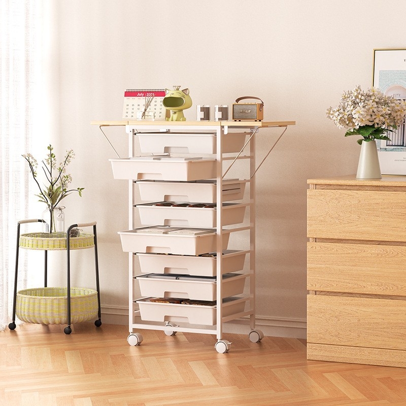 夹缝置物架厨房多功能冰箱缝隙收纳柜窄小推车可移动卫生间储物柜