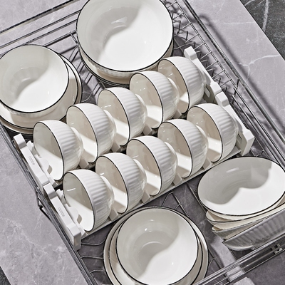 陶瓷釉下彩碗碟套装|万人加购