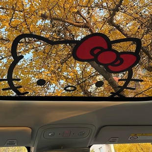 哈喽kitty天窗车贴防水车窗贴纸汽车装 饰贴车身车贴墙面贴纸创意