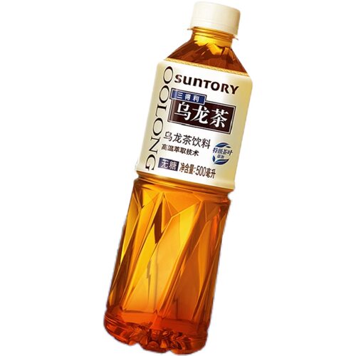 SUNTORY/三得利乌龙茶多规格500ml*3/5/15瓶0脂茶饮料无糖茶多酚