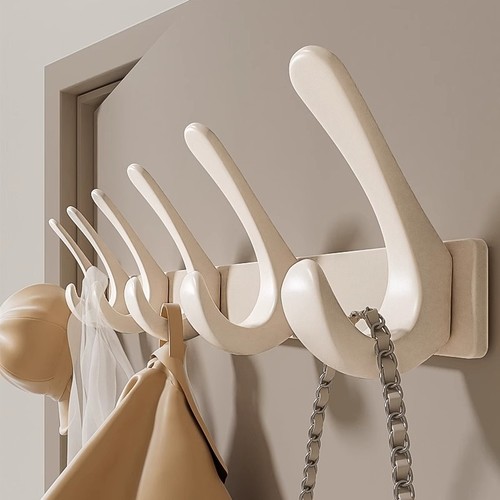 免打孔挂钩壁挂式卫生间厨房卧室墙上门上衣服衣架强力承重挂衣钩