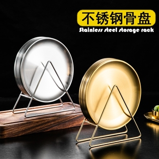 厨房置物碗碟吐骨蝶底座隔热垫三角架厨房咖啡垫餐垫沥水托架家用