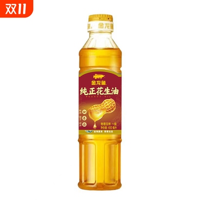 金龙鱼400ml压榨花生油小