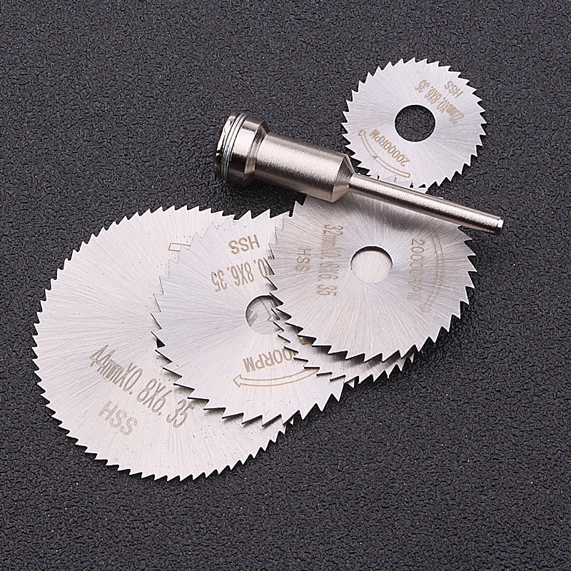 金属电磨切片高速钢切割片迷你圆锯片微型木工塑料切割片套装